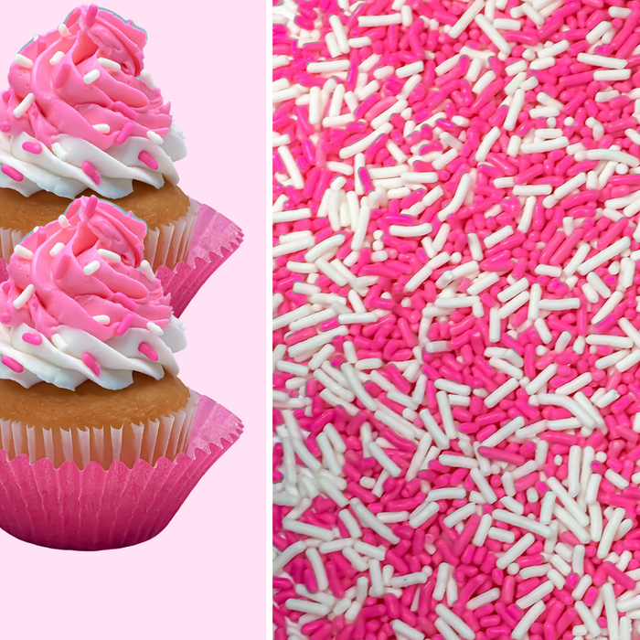 Bicolor Classic Sprinkles (Pink/White)