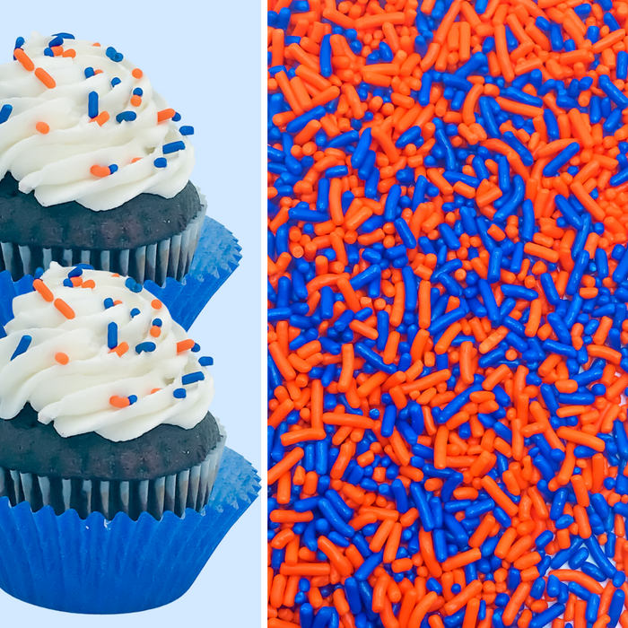 Bicolor Classic Sprinkles (Blue/Orange)