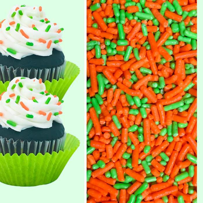 Carrots & Veggies Classic Sprinkles (Orange/Lime)