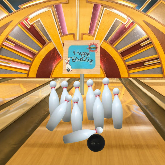 Bowling Party Cake Decoration Topper