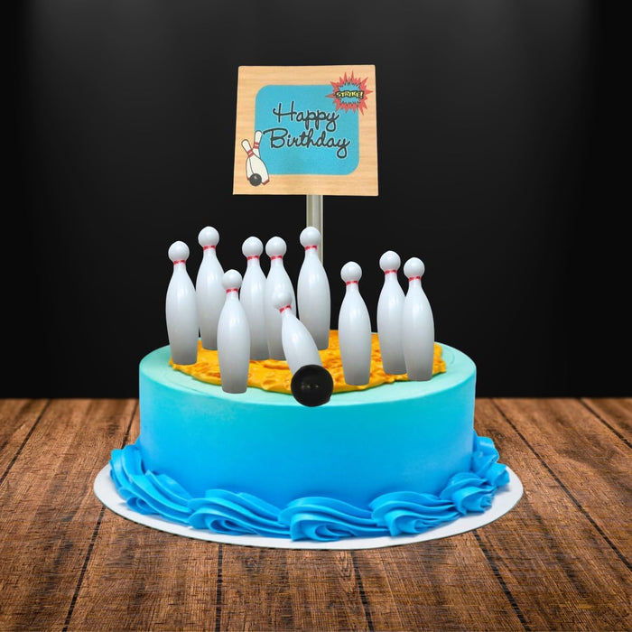 Bowling Party Cake Decoration Topper
