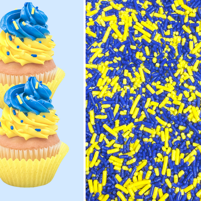 Bicolor Classic Sprinkles (Blue/Yellow)