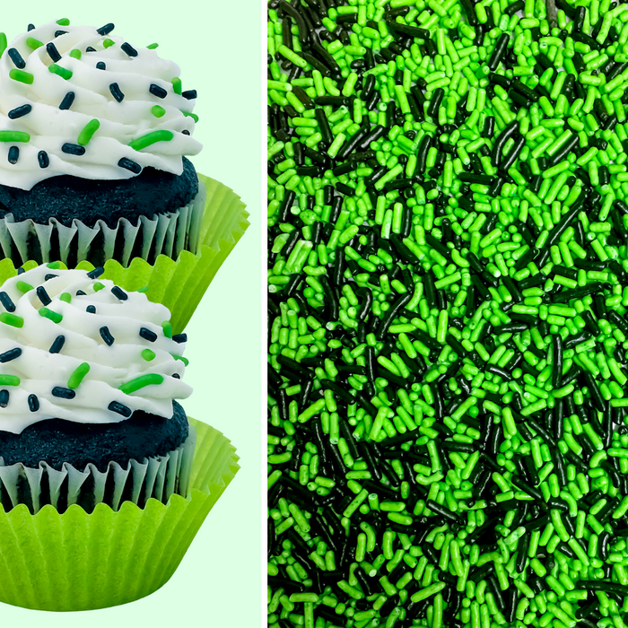 Bicolor Classic Sprinkles (Lime/Black)