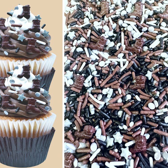 Cowboy Country Western Sprinkle Mix - 4oz