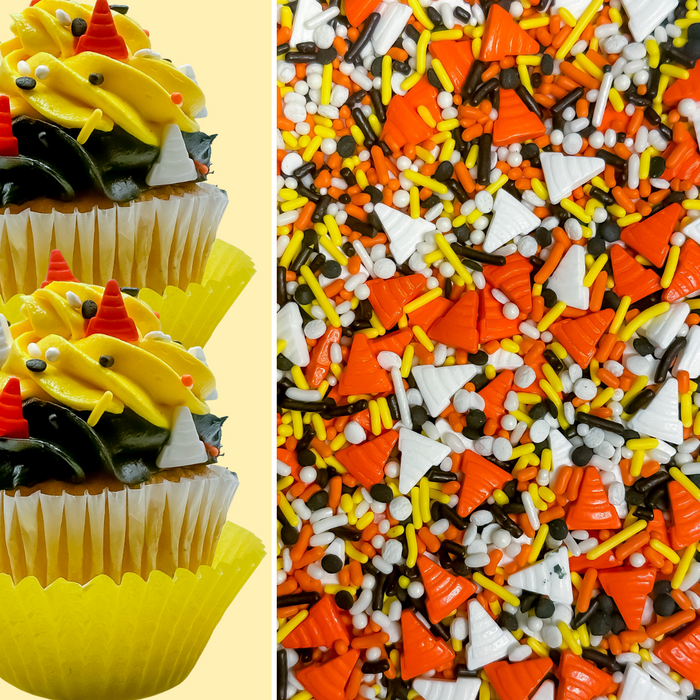 Construction Cones Sprinkle Mix - 4oz
