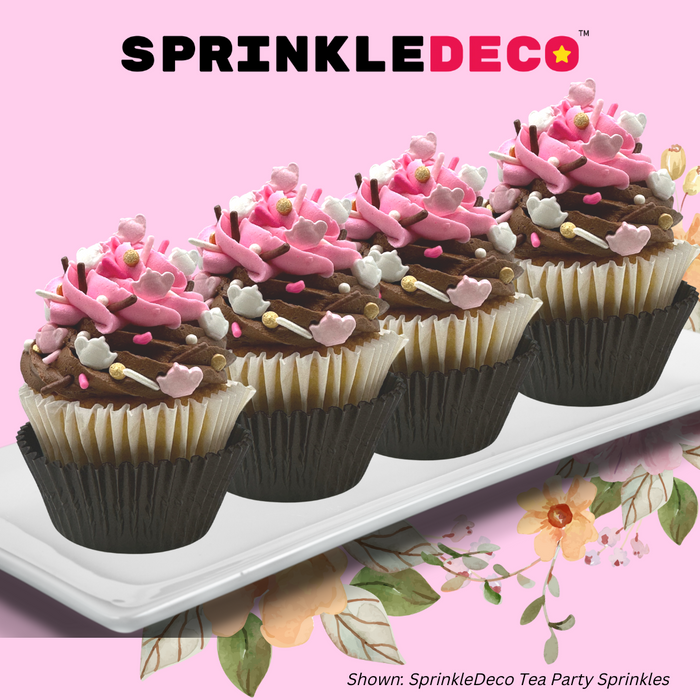 Tea Party Cake Decoration Sprinkle Mix (Pink) - 4oz