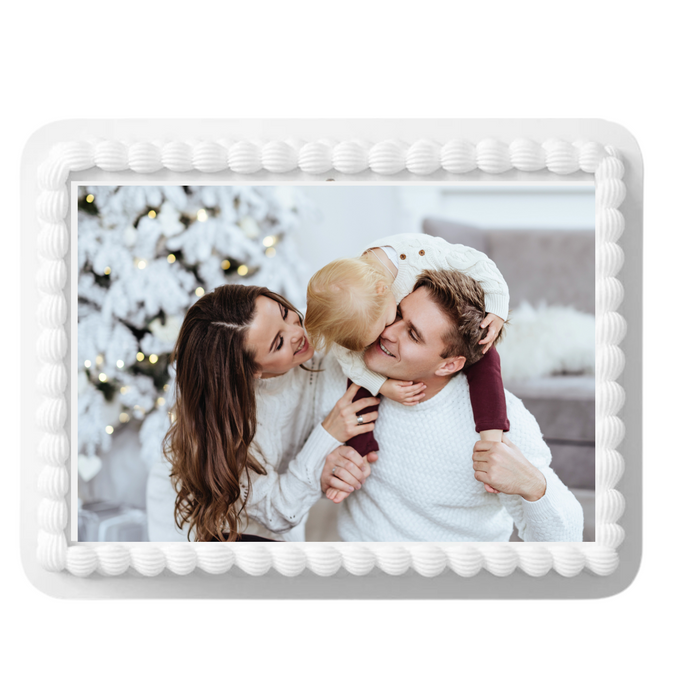 Single Photo Edible Cake Decoration Image Cake Topper with Your Photo