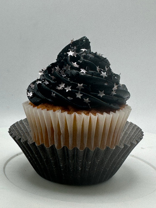 Black Bright Midnight Sparkle Flakes