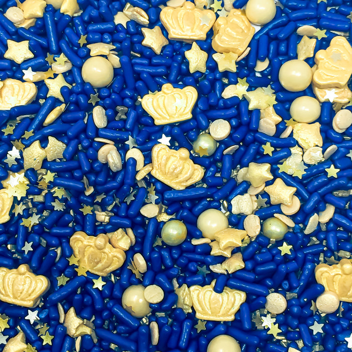 Classic King Crown Royalty Sprinkle Mix (Blue) - 4oz