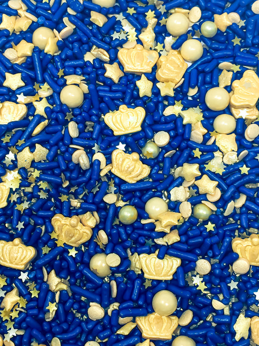 Classic King Crown Royalty Sprinkle Mix (Blue) - 4oz