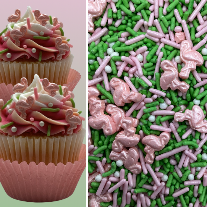 Pastel Summertime Flamingo Sprinkle Mix