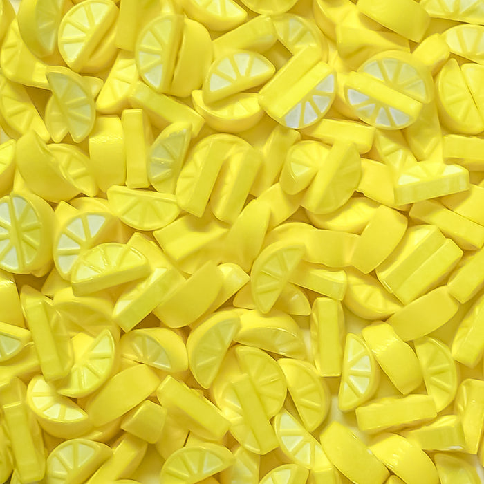 Lemon Shaped Edible Hard Candy Sprinkles