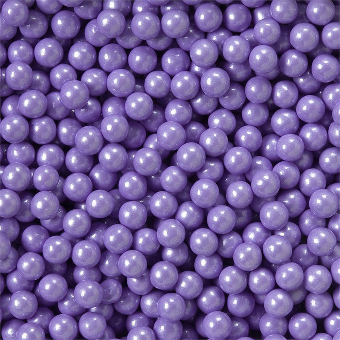 Edible Sugar Pearl Mix (Lavender) - 4oz