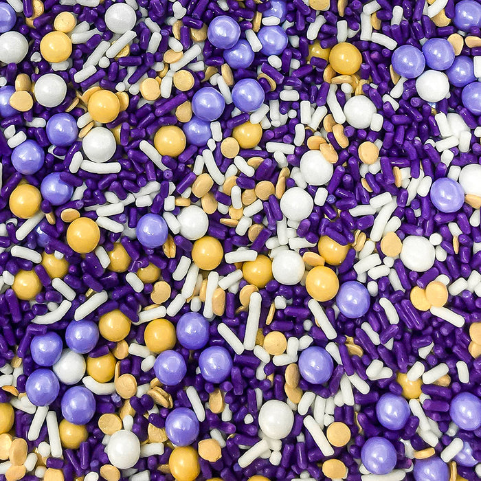 Shabby Sprinkle Mix (Purple/Gold) - 4oz