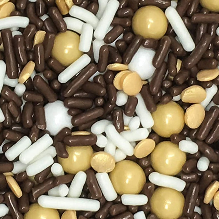 Shabby Sprinkle Mix (Brown/Gold) - 4oz
