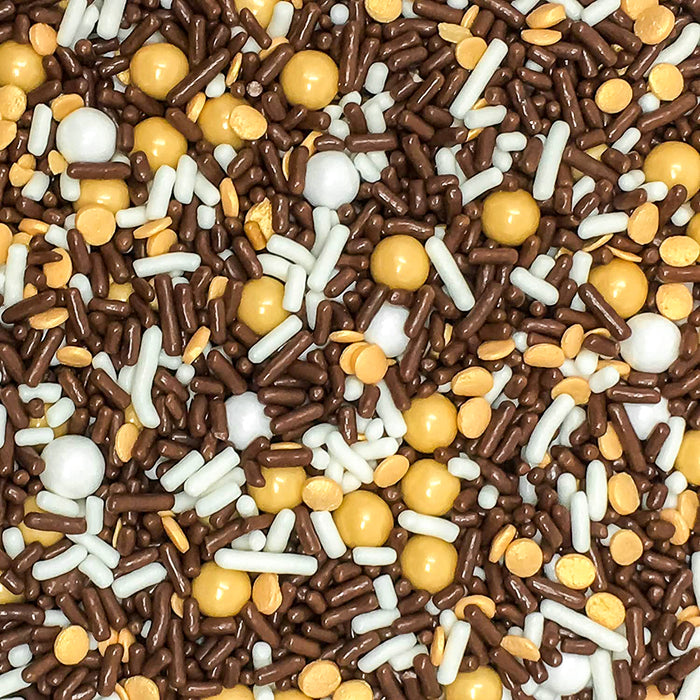 Shabby Sprinkle Mix (Brown/Gold) - 4oz