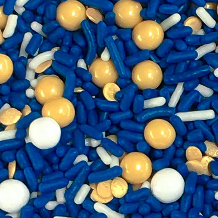 Shabby Sprinkle Mix (Dark Blue/Gold) - 4oz