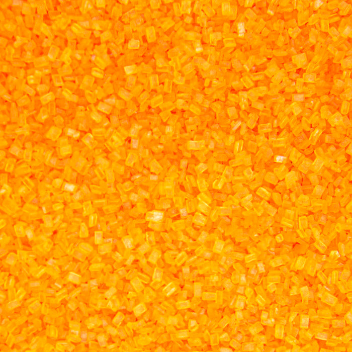 Edible Sugar Crystals (Orange) - 4oz