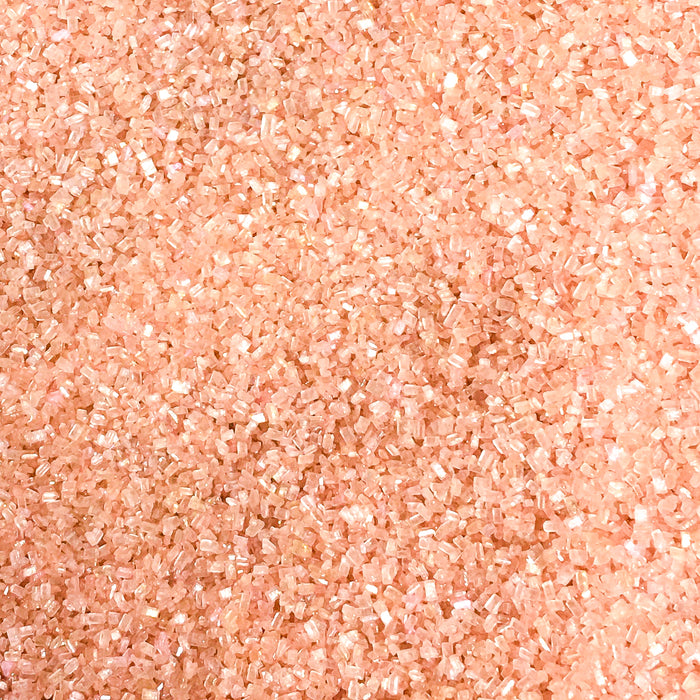 Edible Sugar Crystals (Rose Gold) - 4oz
