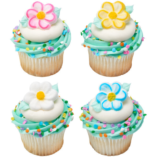 Flower Petals & Blossom Edible Icing Toppers 12ct, Asstd.
