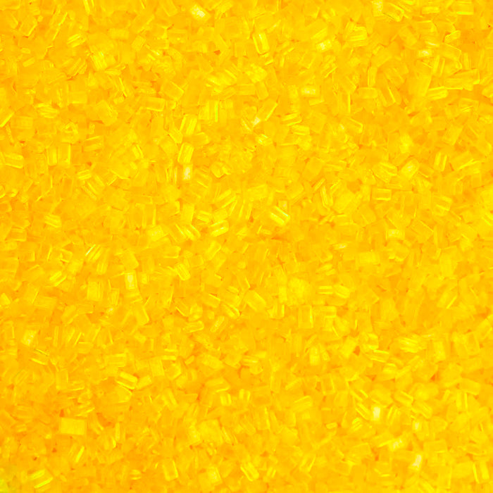 Edible Sugar Crystals (Yellow) - 4oz