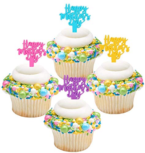 Happy Mother's Day Spring Flowers Cupcake Sprinkle Kit 12ct Assorted
