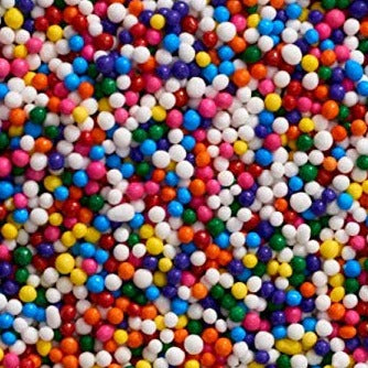 Rainbow Nonpareil Sprinkles - 4oz