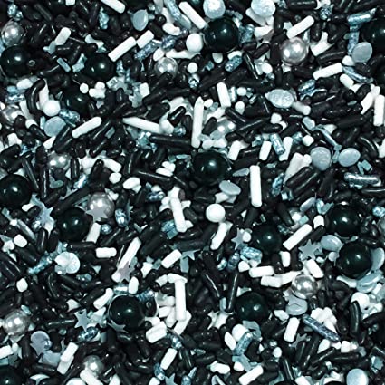 Elegant Stars Sprinkle Mix (Silver) - 4oz