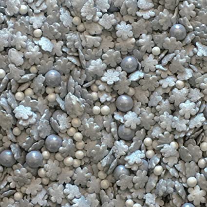 Winter Blizzard Sprinkle Mix (Silver) - 4oz