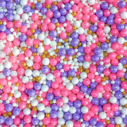 Unicorn Edible Sugar Pearl Mix - 4oz