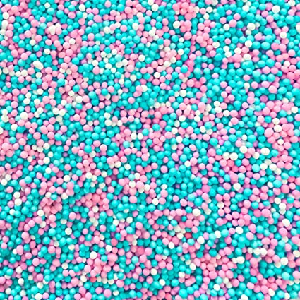 Cotton Candy Nonpareil Sprinkles - 4oz