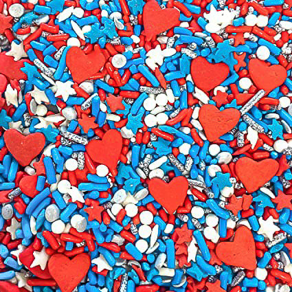 Patriotic Love Sprinkle Mix - 4oz