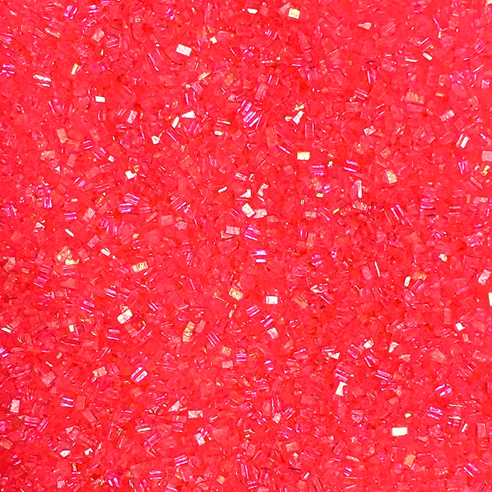 Edible Sugar Crystals (Hot Pink) - 4oz