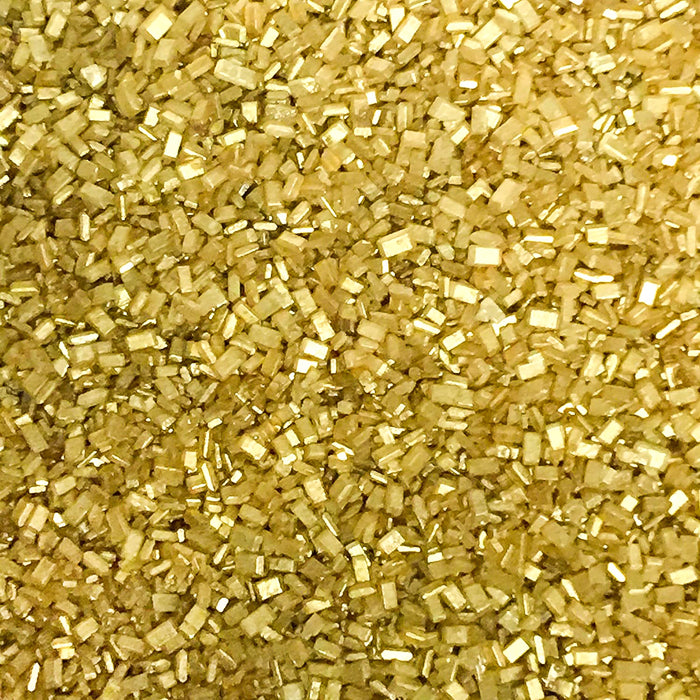 Edible Sugar Crystals (Gold) - 4oz