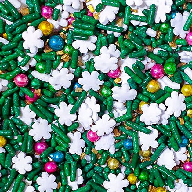 Snowflakes & Ornaments Sprinkle Mix - 4oz