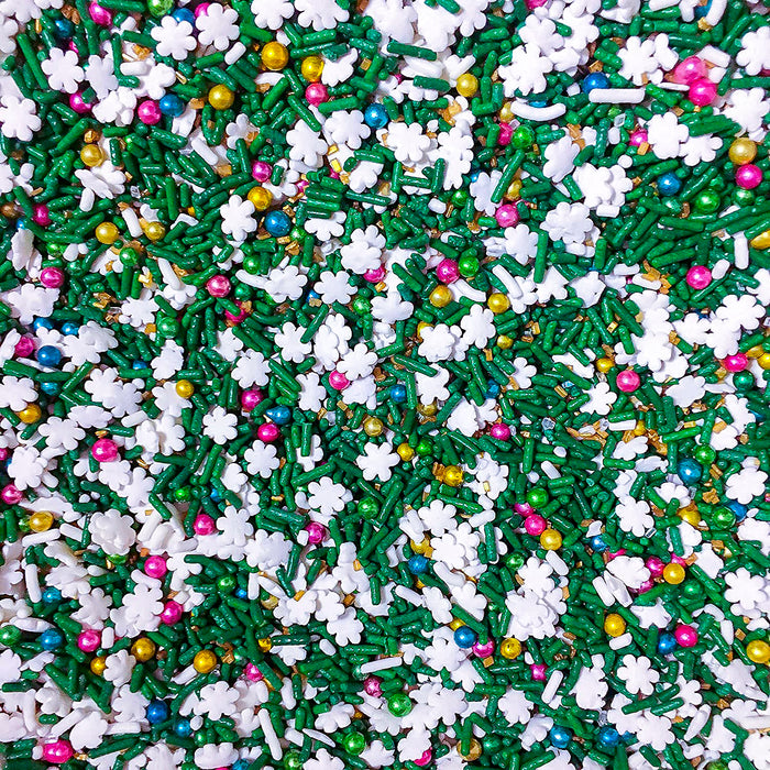 Snowflakes & Ornaments Sprinkle Mix - 4oz