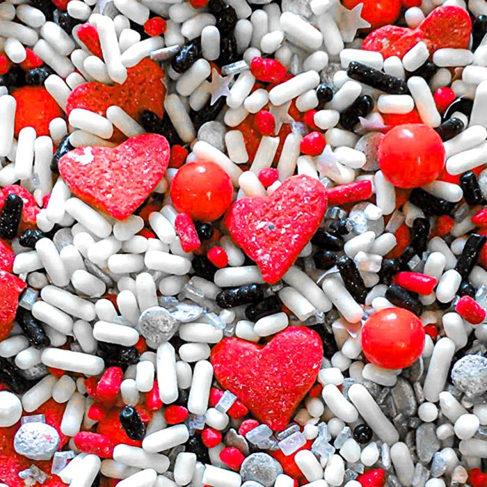 Love Isn't Black Or White Sprinkle Mix - 4oz