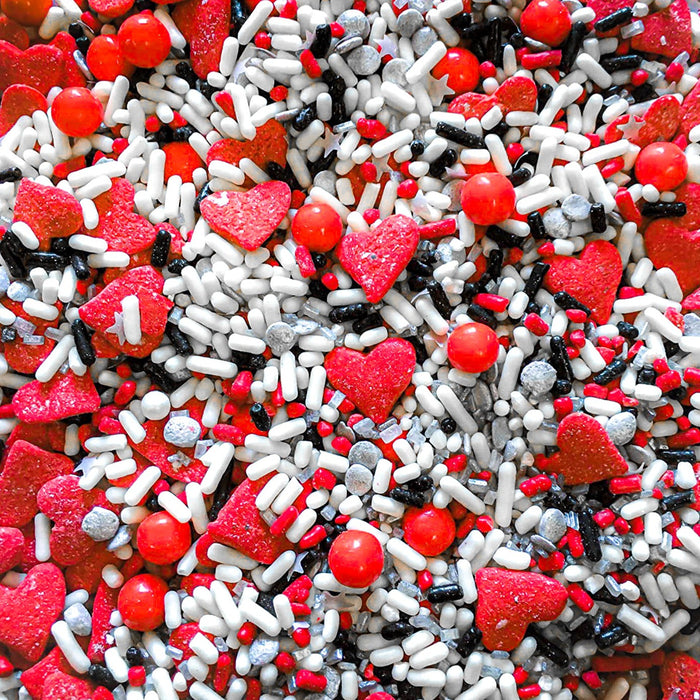Love Isn't Black Or White Sprinkle Mix - 4oz