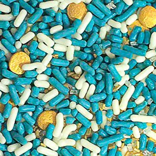 My Treasure Sprinkle Mix (Teal) - 4oz