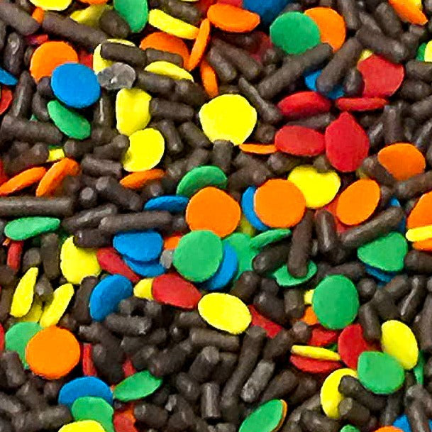 Chocolate Rainbow Sprinkle Mix - 4oz