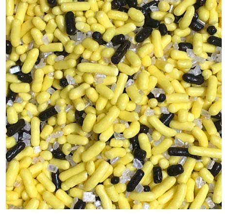 Bumblebee Cupcake Cake Decoration Confetti Sprinkles Cake Cookie Icecream Donut Jimmies Quins 6oz