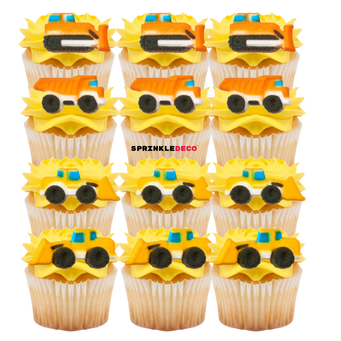 Construction Truck Decorative Sugars - 12ct, Asstd.