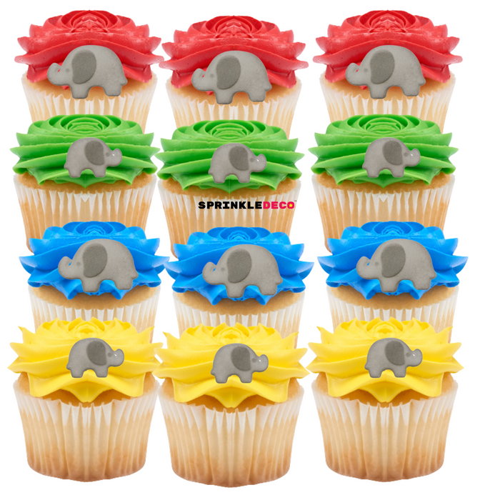Elephant Decorative Sugars - 12ct, Asstd.
