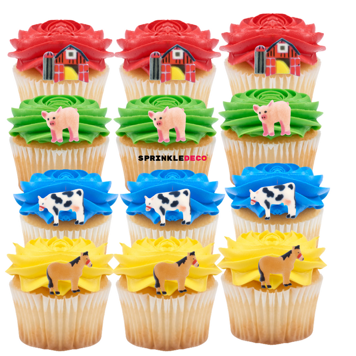 Farm Animals Decorative Sugars - 12ct, Asstd.