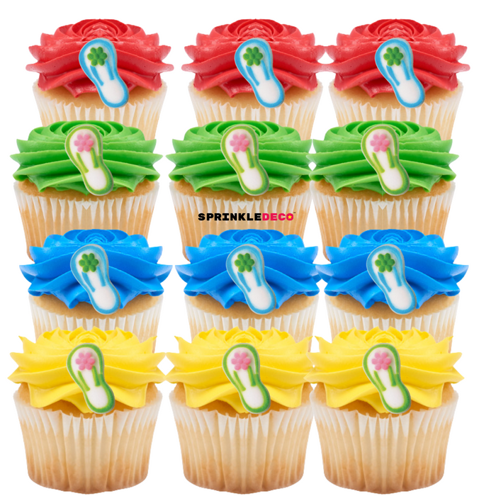 Flip Flop Decorative Sugars - 12ct, Asstd.