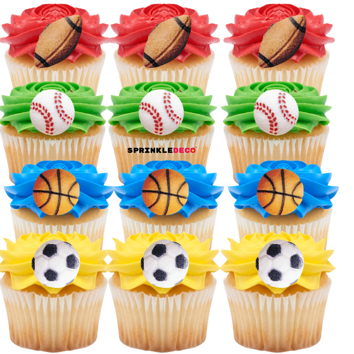 Team Sports Decorative Sugars - 12ct, Asstd.