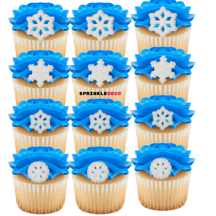 Snowflake Decorative Sugars - 12ct, Asstd.