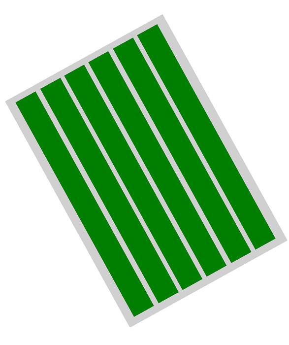 Edible Cake Decoration Ribbon Frosting Sheet - Green