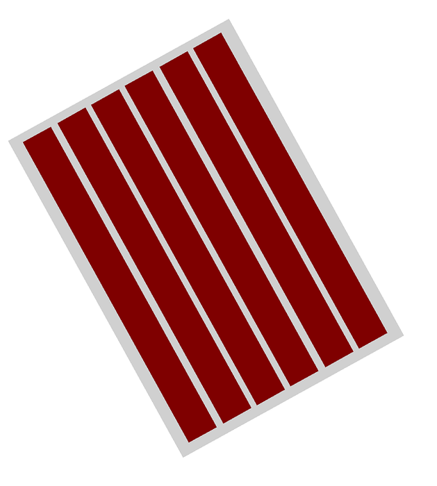 Edible Cake Decoration Ribbon Frosting Sheet - Burgundy