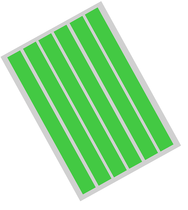 Edible Cake Decoration Ribbon Frosting Sheet - Lime Green